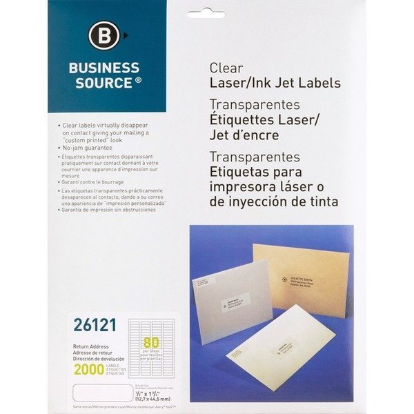 Business Source Label, Address, Lsr, 1/2X1.75 2000PK BSN26121